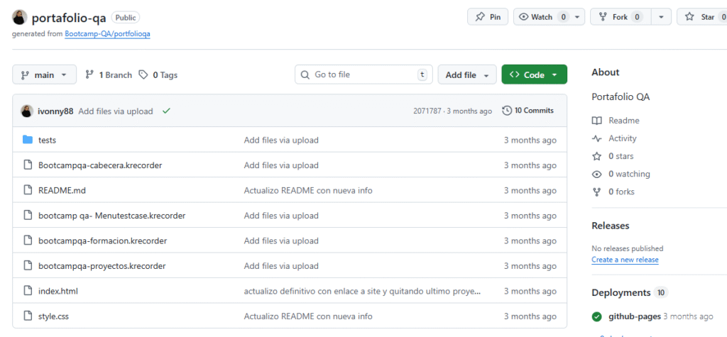 Portafolio QA en GitHub con proyectos de automatización Playwright Python y API Testing Postman