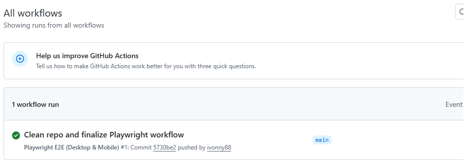 Tests flaky detectados y eliminados en suite de automatización con Playwright y pytest
